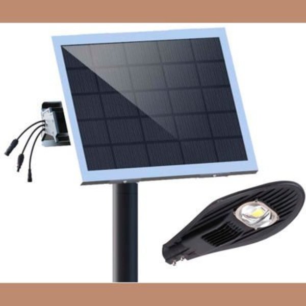 E E Systems Group eLEDing® Solar 60W 7500 LM 5000K LED Area Flood Light Smart Function w/ Detachable Cobra Head EE8100W-DT50W-CH